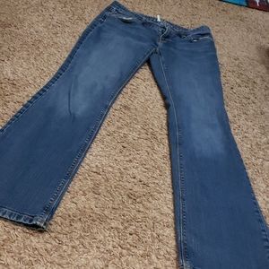 Women's loft blue jeans